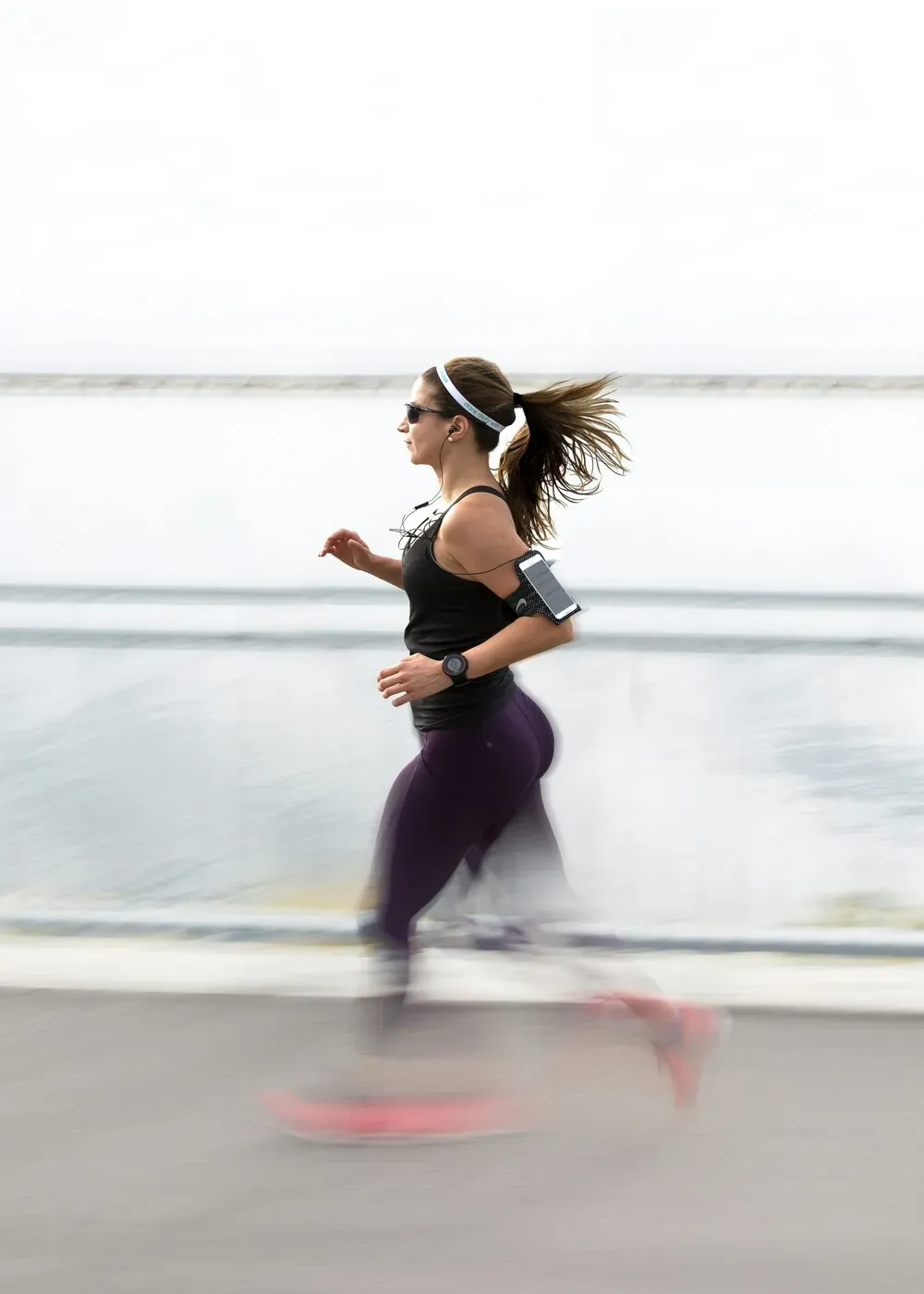 running, woman