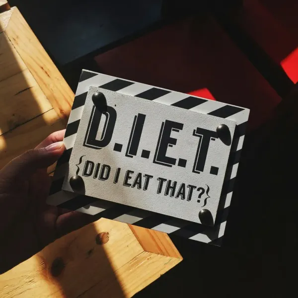 diet sign